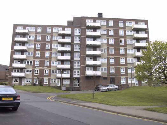 Figure 3: Sheffield Road Flats, Barnsley.