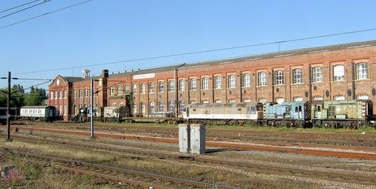 Figure 1: Doncaster Plant Works from Doncaster Station