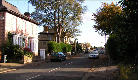 Figure 1: A typical street-scape in the ‘Clifton Villa Suburb’ character area
