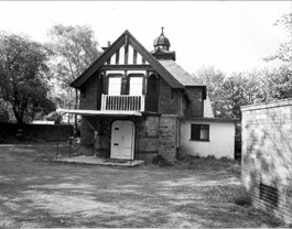 Figure 2: The tiny Lantern Theatre, built by cutlery manufacturer William Webster in the grounds of his house on Kenwood Park Road (©SCC UDC)