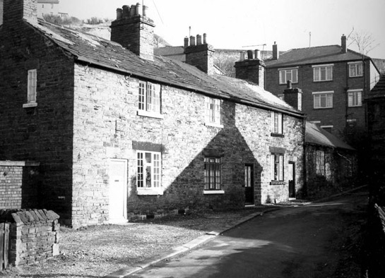 Vernacular cottages probably at Norton Hammer Lane, probably built for workers at the site of the nearby water powered forge