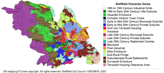 Sheffield Character Zones